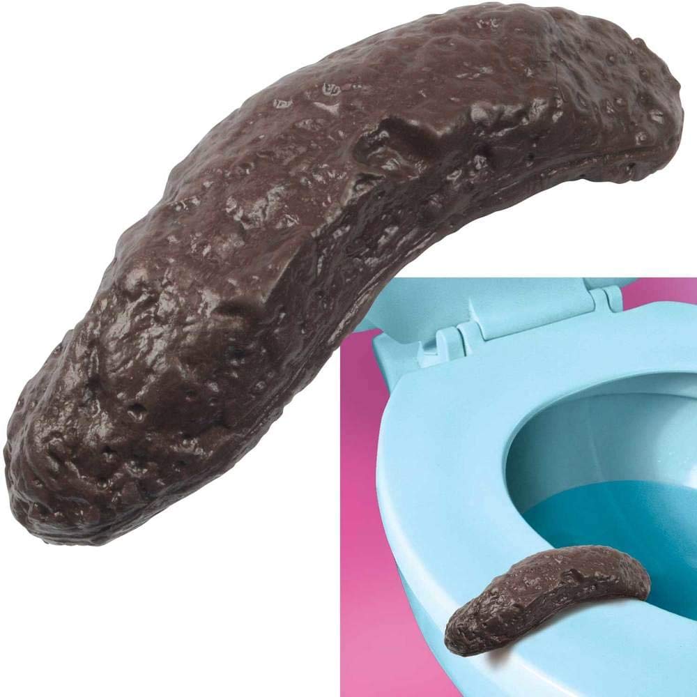 Loftus New Hilarious Rubber 4 Inch Fake Human Poop Crap Turd - Funny Gross Prank