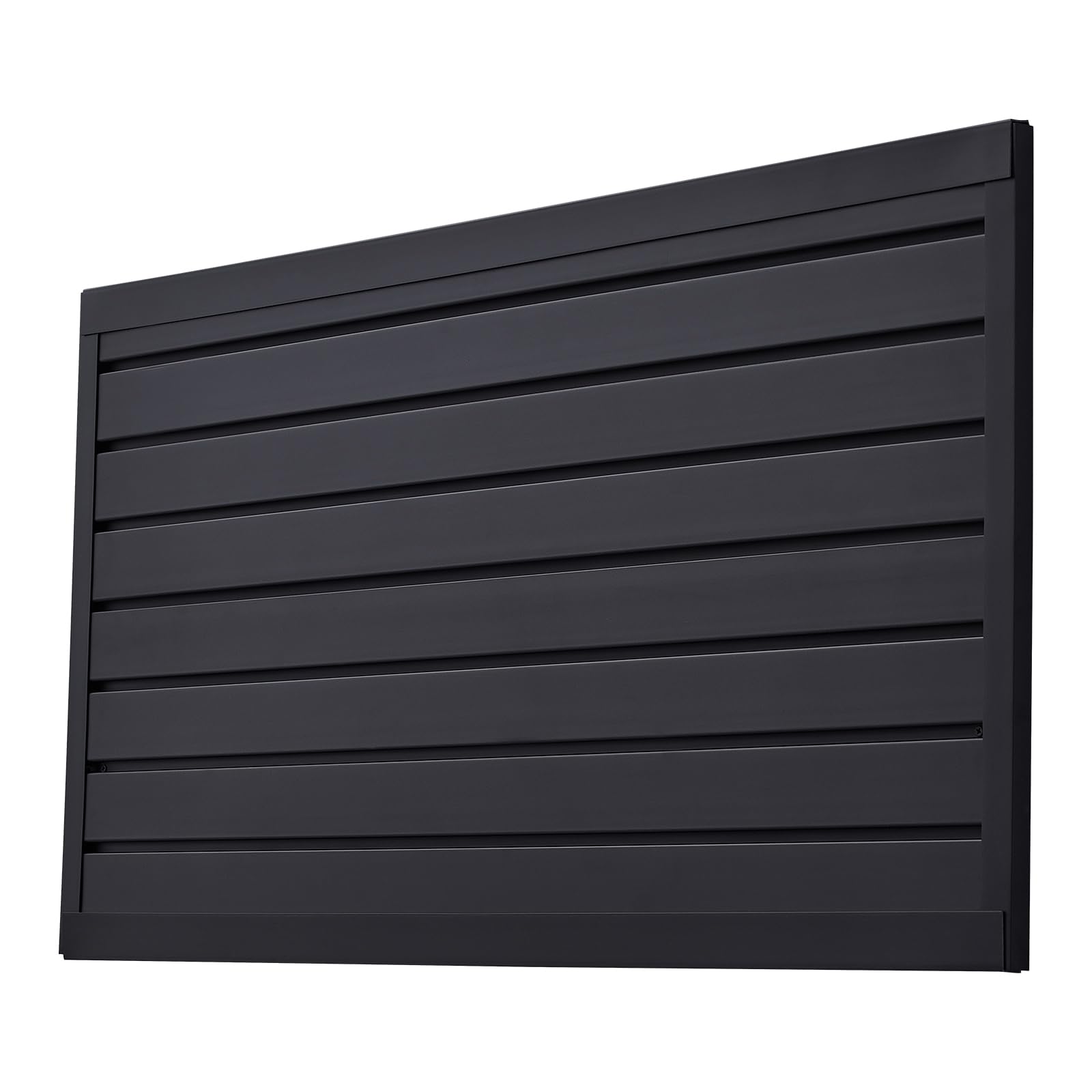 VEVOR Pannelli per Pareti a Doghe Modulare Regolabile Nero 1225 x 645 x 20 mm