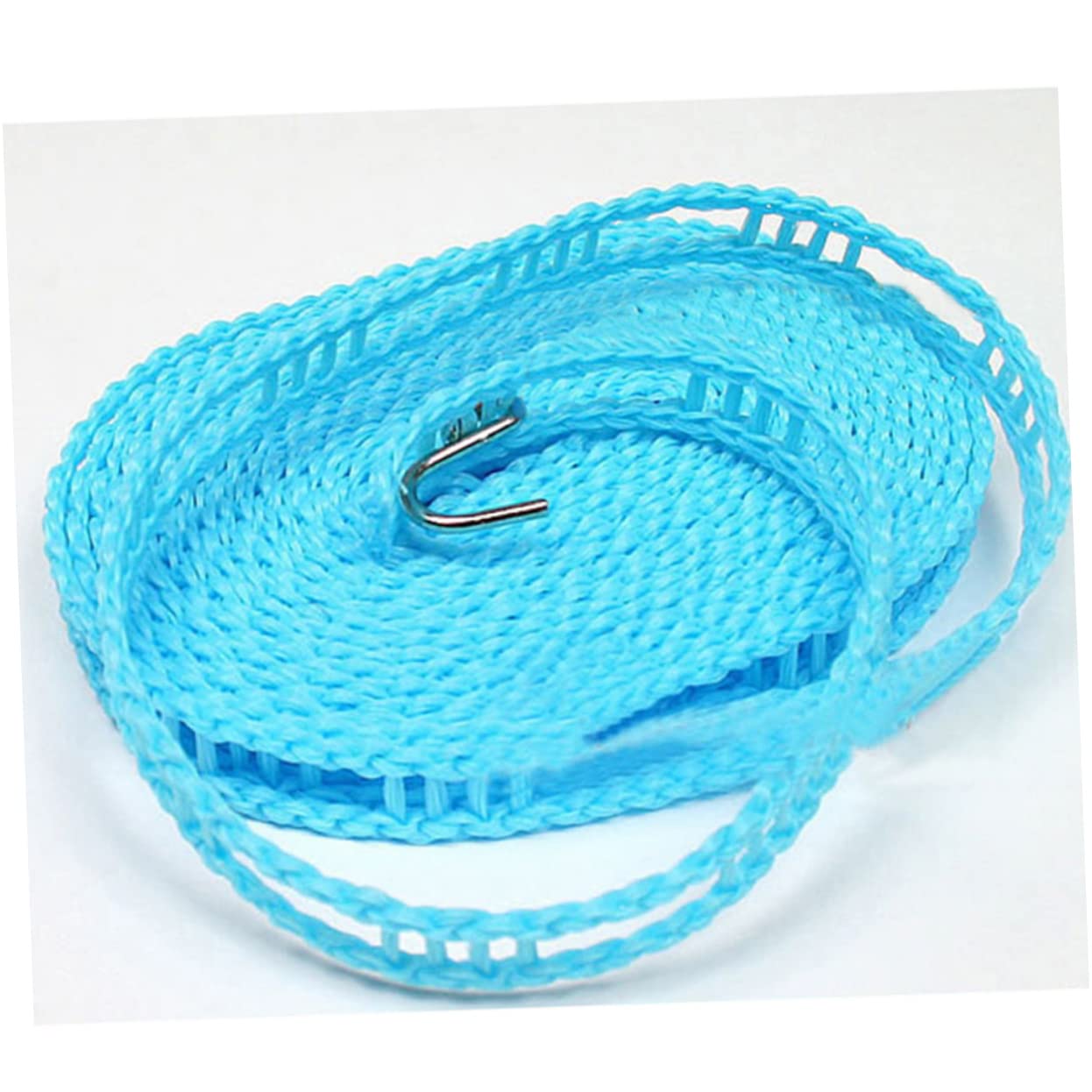 SOLUSTRE Meters Adjustable Windproof Clothes Drying Rope with Hooks Nylon Clothesline Cord for Outdoor Camping and Home Use Random Random Color