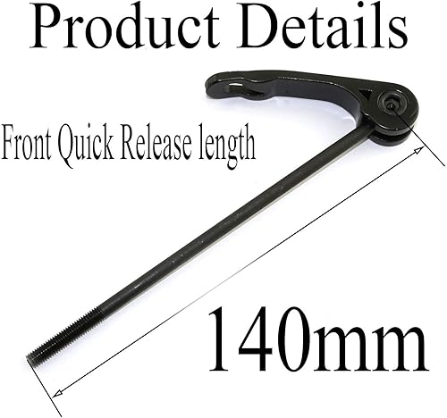 Miniatura 5 de RuiLing - 1 par de buje de rueda de bicicleta delantero y trasero clip MTB bicicleta de montaña accesorios Ciclismo herramientas liberación rápida