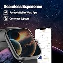 Fastrack Limitless FS2 Smartwatch with 1.91" Super UltraVU Display|BT Calling|Advanced ATS Chipset|Functional Crown|320x385 Pixel Resolution|100+ Sports Mode & Watchfaces|Calculator|IP68 - Rose Gold gallery image