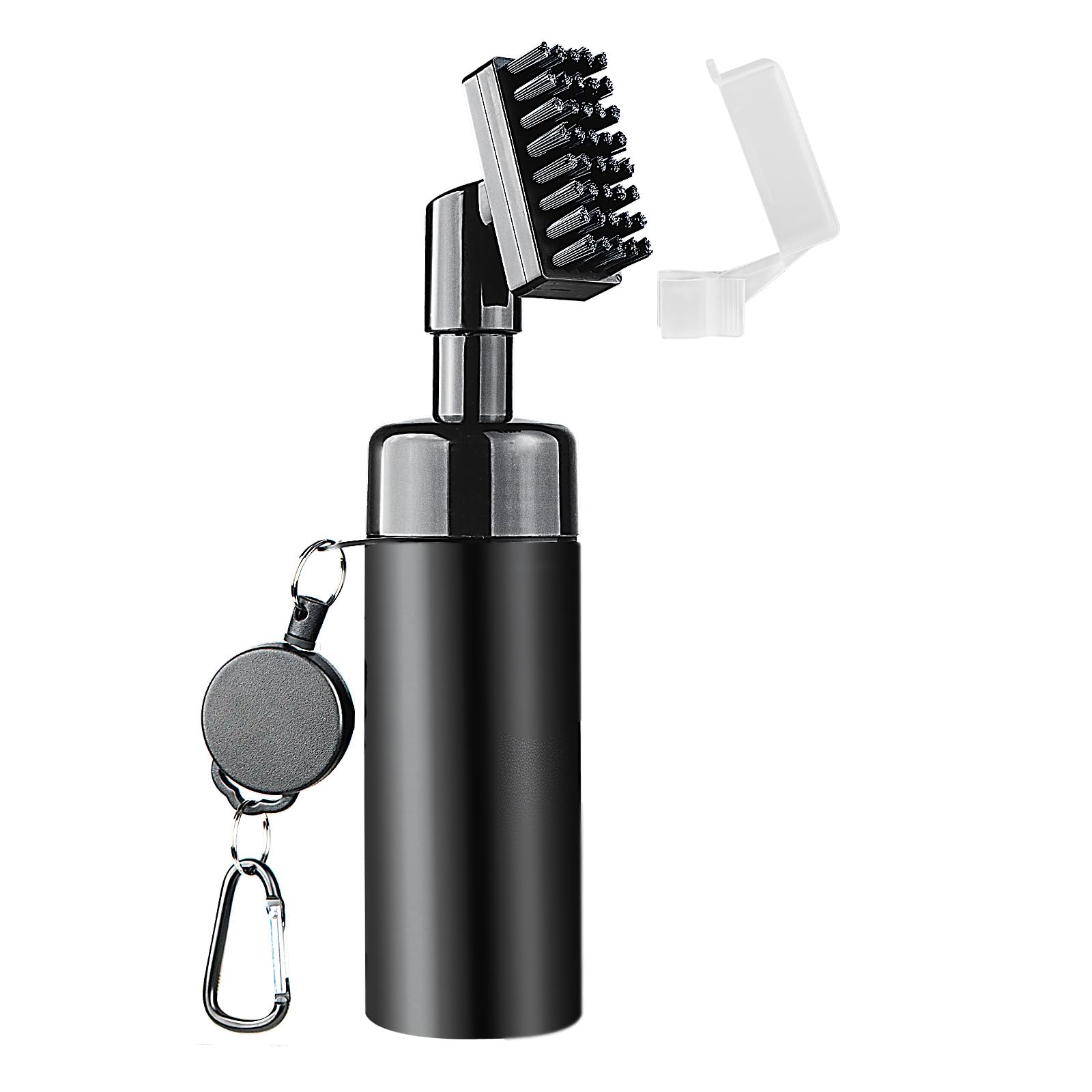 Golf Club Cleaner, Golf Club Brush with Water Spray - Golf Ball Cleaner with Cover & Retractable Clip, Golf Club Cleaning Kit - Golf Accessories & Golf Gifts for Men.