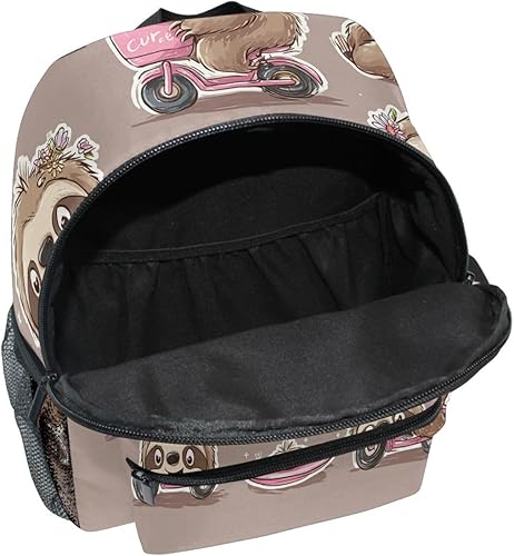 Miniatura 4 de Pfrewn Mochila preescolar para niños y niñas, con correa para el pecho, perezoso bebé, Classic