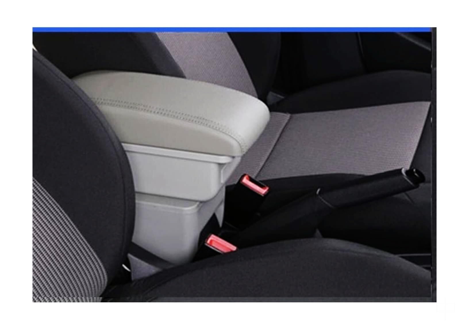 Beyepznzck One Color Car Armrest Cushion For Toyota For Aygo X 2022 Central Armrest Storage For Box With Usb Charging