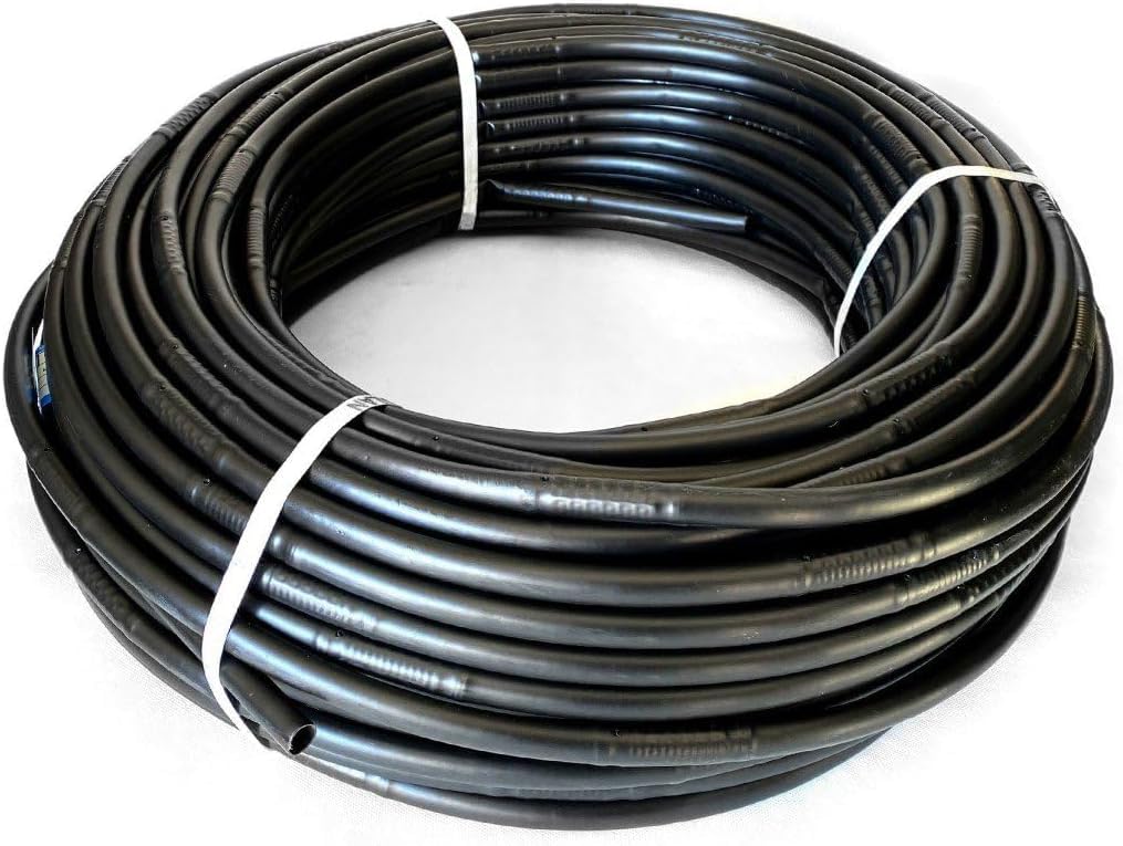 Tubería de Riego por Goteo 16 mm con goteros a 33 cm Negra Varias medidas TB Thayba (Polietileno (PE), 16mm-400Metros 33cm gotero)