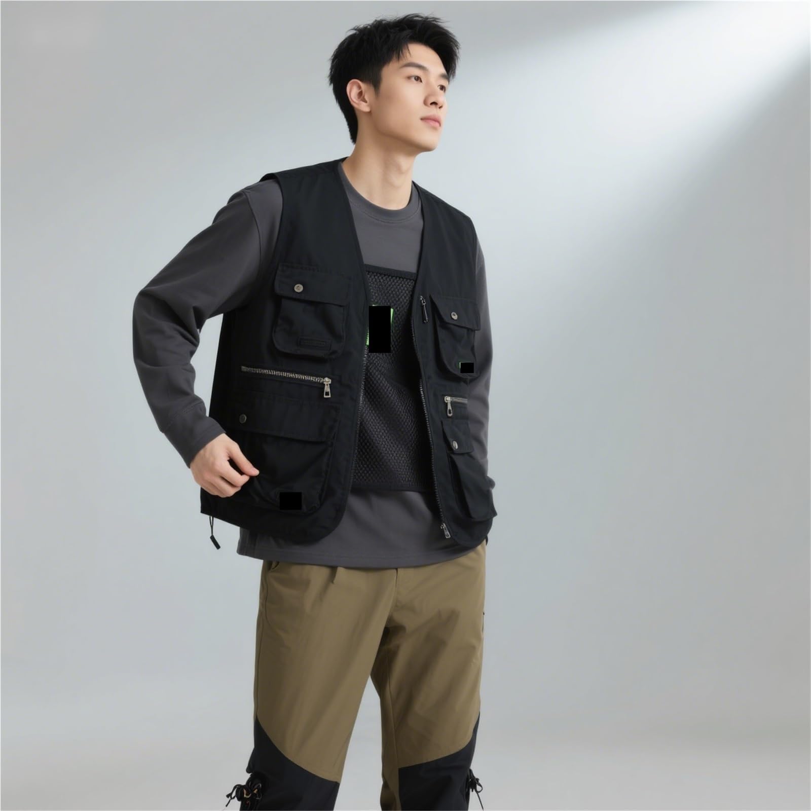 Gilet Porte-Outils Gilet de randonnée d'été multi-poches