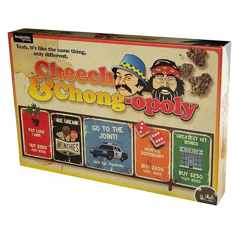 Cheech & Chong-Opoly Toked Up Trading Game: The Budding Board Game