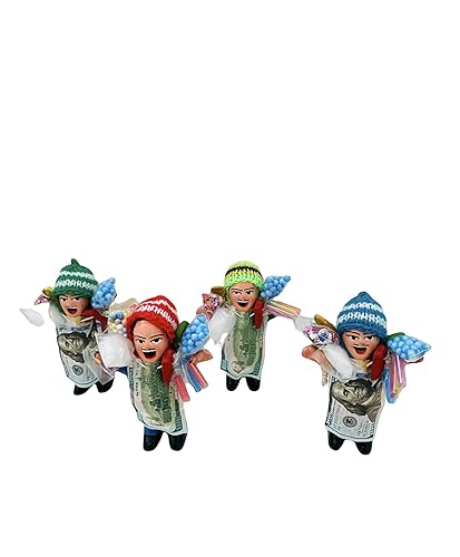 Miniatura 3 de Ekeko Doll 3" - Handmade God of Abundance Doll for Prosperity and Good Luck