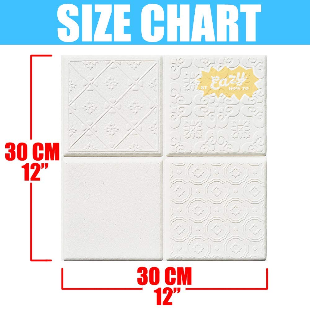 Plafondtegel Piepschuim Plafondlijsten Zelfklevend, 5 10 20 30 40 50 Stuks Decor Plafondtegels, Plafondbedekkingen Scheuren en Vlekken voor Thuiskantoor(B,20pcs