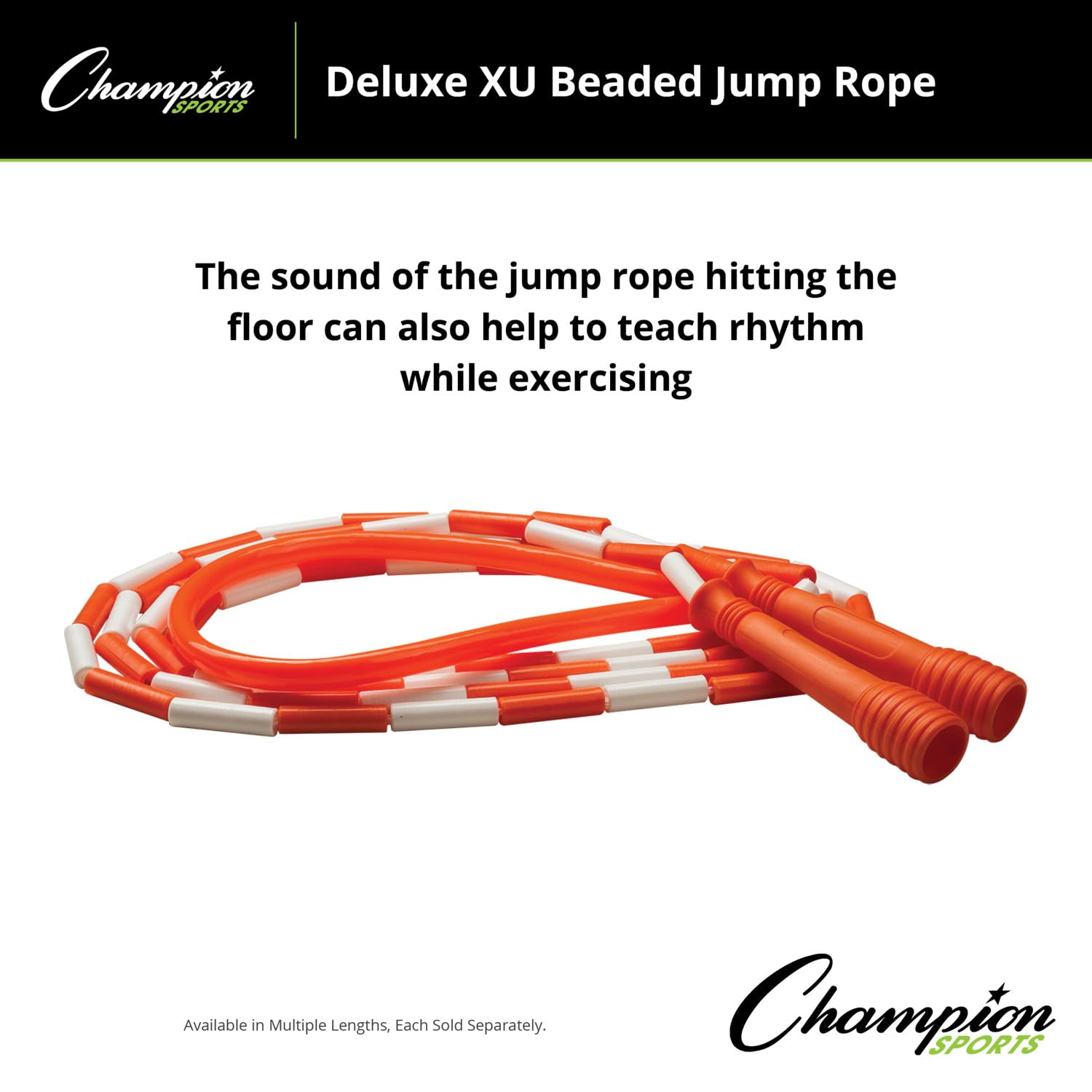 Champion Sports Deluxe XU Perlen-Springseil – in mehreren Längen