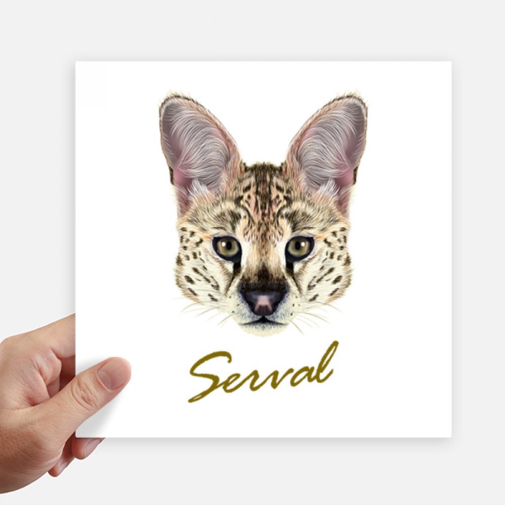 Sticker serval sauvage pour personnaliser moto, valise et ordinateur portable