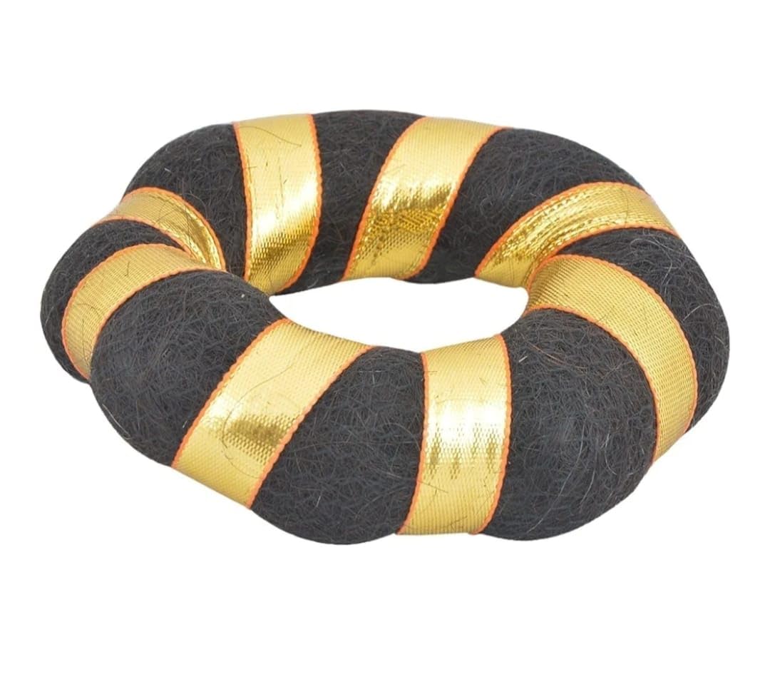 Style Heavens Womens Bharathanatyam Dance Fancy Hair Bun Ring With Ribbon Woman Hair Accessories. GH:13.-image-6