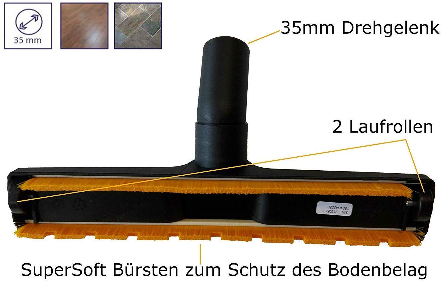 Vhbw bocchetta per pavimenti tipo 43 attacco 35mm compatibile con Bosch BSG62003/04, BSG62003/09, BSG62004/04, BSG62004/07, BSG62004/09 aspirapolvere | Leroy Merlin