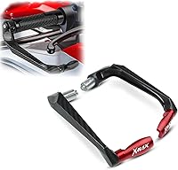 Vista 1 de Paramanos para Yamaha XMAX250 XMAX300 XMAX400 Xmax 250 300 400 X-MAX empuñaduras de manillar de motocicleta Protector de palanca de embrague