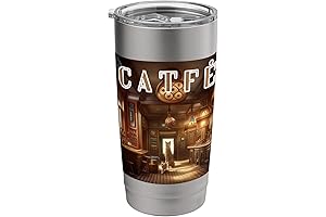 Catfè Cats in a Café Bar Stainless Steel Insulated Tumbler