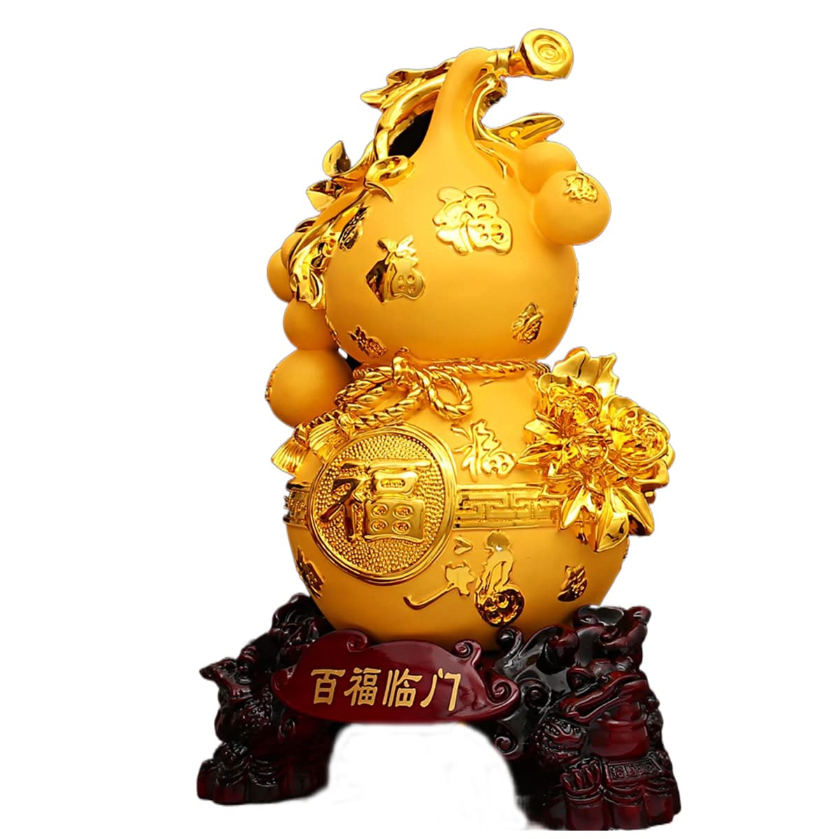 ひょうたん 瓢箪 縁起物 開運　置物 Amazon.co.jp: 風水置物 純銅瓢箪 五帝銭 グッズ ひょうたん 鎮