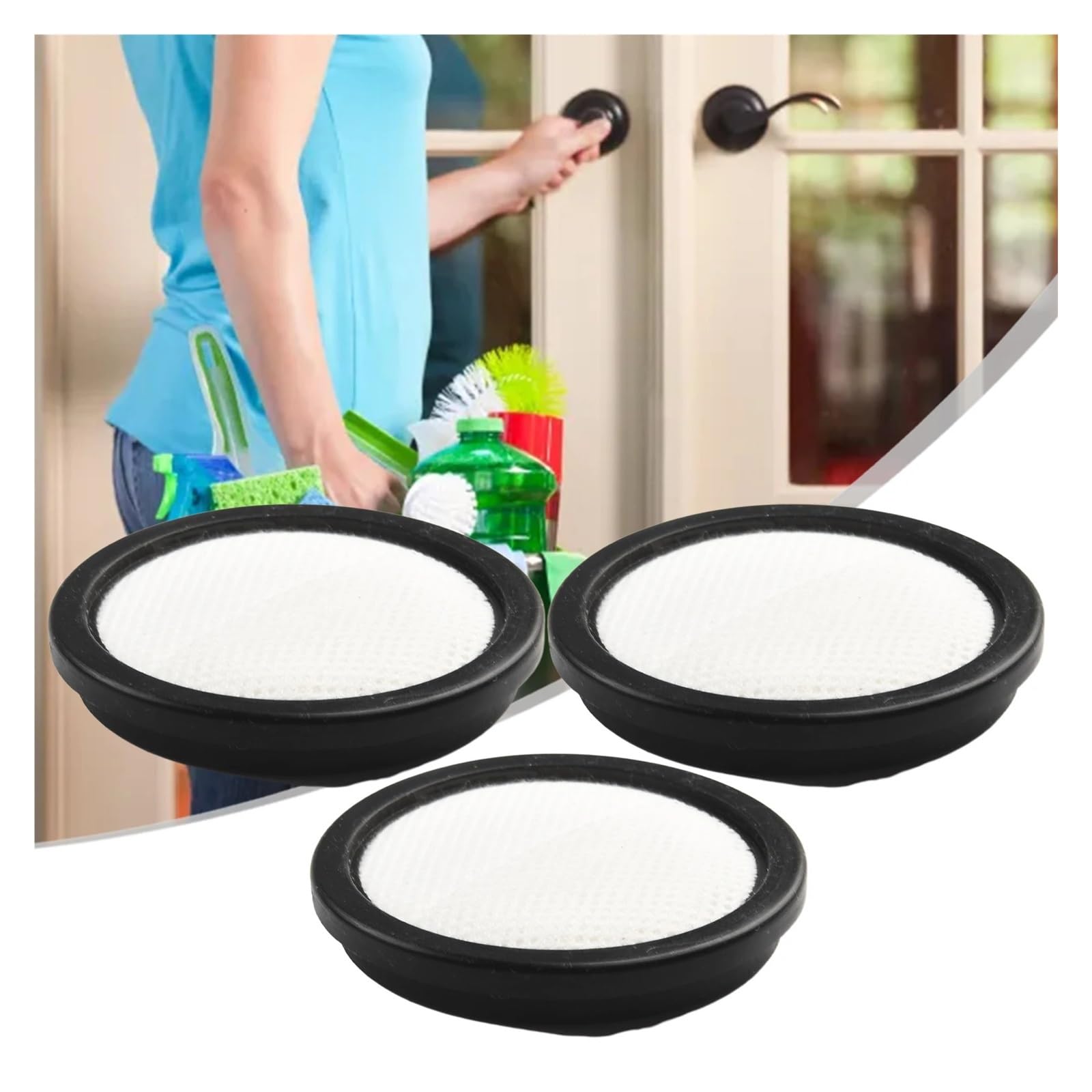Filtro De Aspiradora De 1/3 Piezas, Compatible Con Vytronix | 1/3 Uds Filtro de aspiradora GSL001, for repuestos de aspiradora inalámbrica(3pcs)