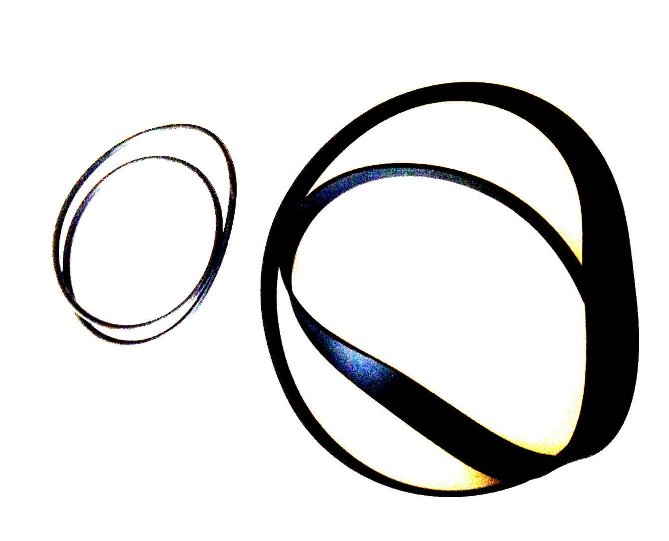 NIFER 2 Replacement Belt for TEAC X10, X10R, X-10, X10R Capstan & Counter Belts