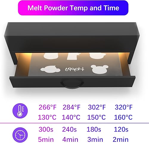 Miniatura 6 de HITPREX Película de transferencia DTF 30 hojas A3 DTF de doble cara papel de transferencia de calor PET mate para DYI directo a la impresión de