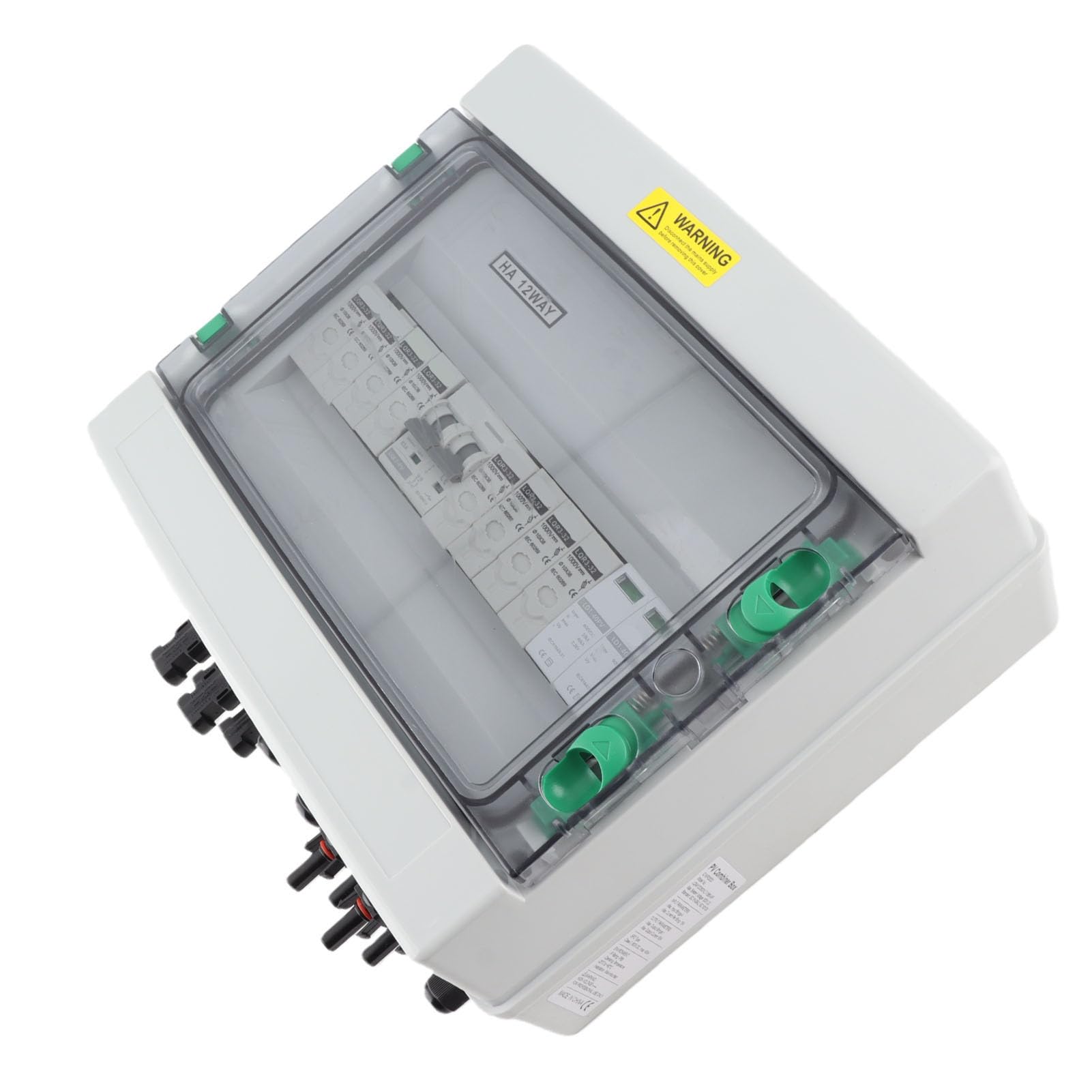 Tbest Caja de Combinación Solar Fotovoltaica para Exteriores con Protección