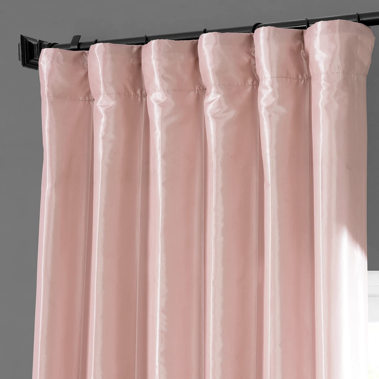 HPD Half Price Drapes Cortinas Opacas De Seda Sintética Dupioni Con