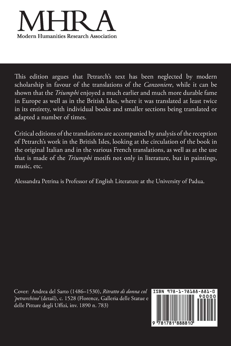 Petrarch's 'Triumphi' in the British Isles: 27