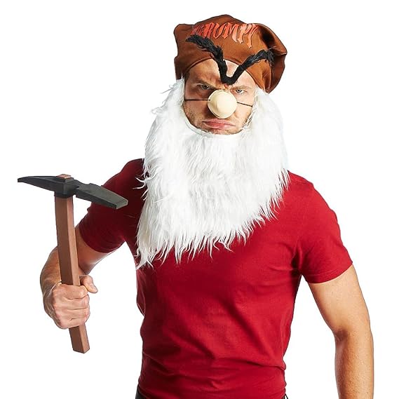 Snow White And The Seven Dwarfs Halloween Costume 2022 Buy Disney Grumpy Costume Accessory Set For Adults Snow White And The Seven Dwarfs Online At Low Prices In India Amazon In