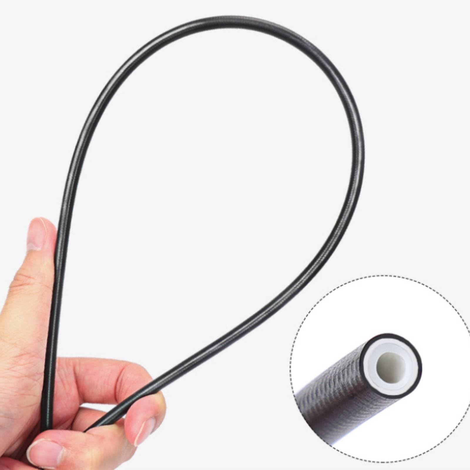 Baoblaze Durite de Frein Hydraulique VTT Tuyau de Frein de Frein Flexible Renforcée Compatibilité Marques Mentionnées et Huiles Minérales et DOT Tenue Sous