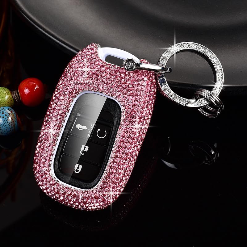 Rhinestone Key Fob Cover for Honda 2022-2025 Accord Civic CR-V HR-V Pilot SI EX EX-L