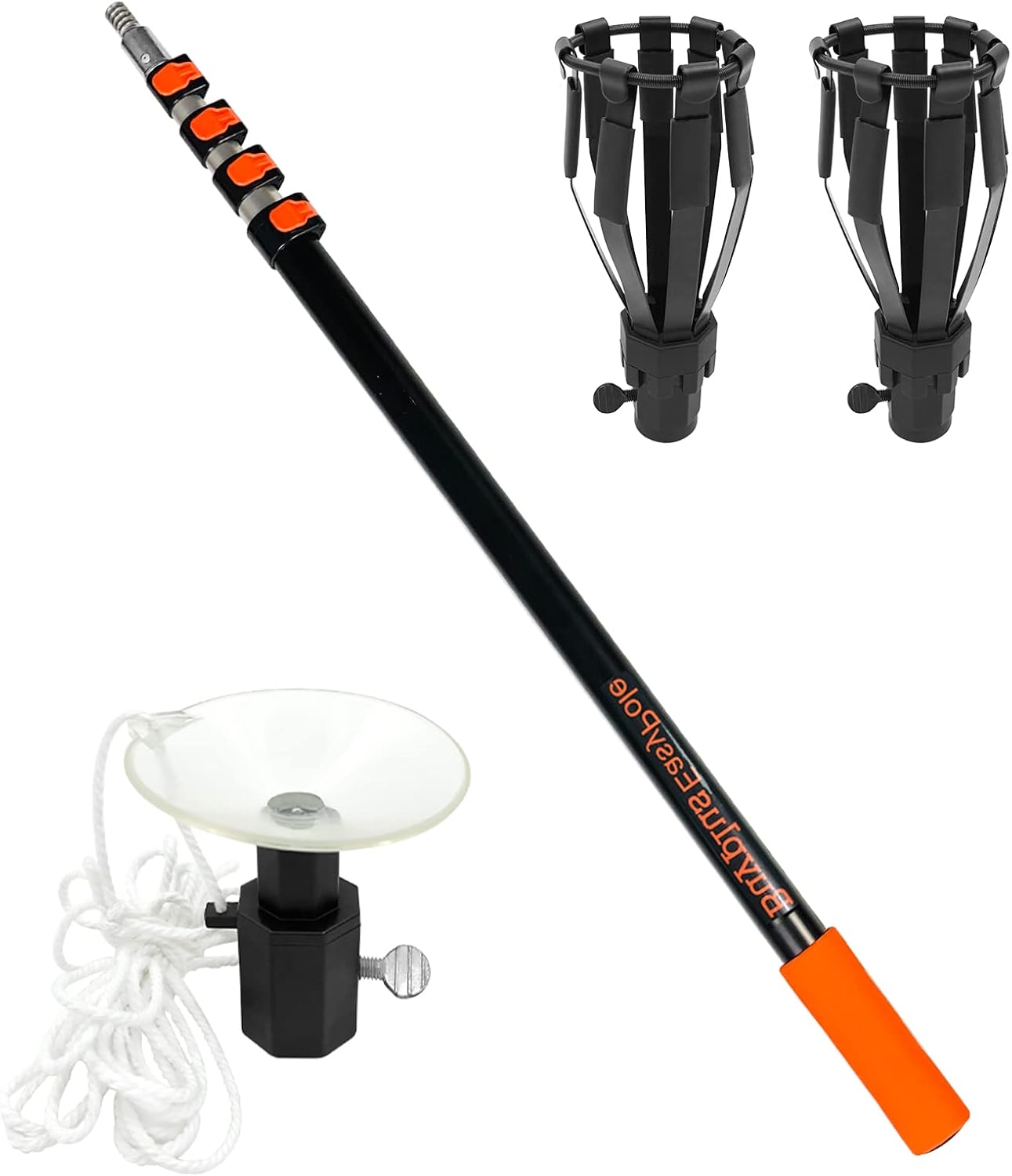 Buyplus Light Bulb Changer Pole, Telescopic Bulb Remover with 3 to 12