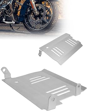 Skid Plate for Road Glide, Aluminum Skid Plate Lower Engine Chassis Protection Guard Compatible with Touring Street Glide, CVO Street Glide Special FLTRXSE, FLTRX, FLTRXSTSE, FLHX, FLHXSE 2024-UP