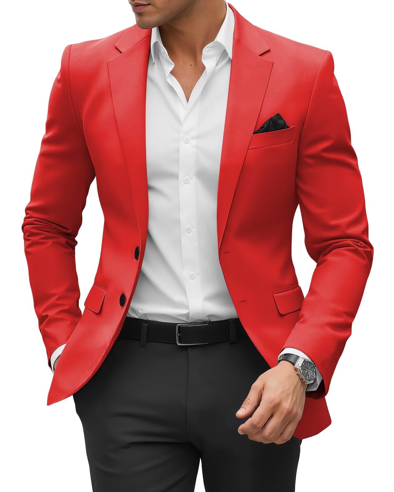 SHUZHXLZANGY Mens Blazers and Sport Coats Slim Fit Jackets for Men Casual Blazer Suit Formal Business