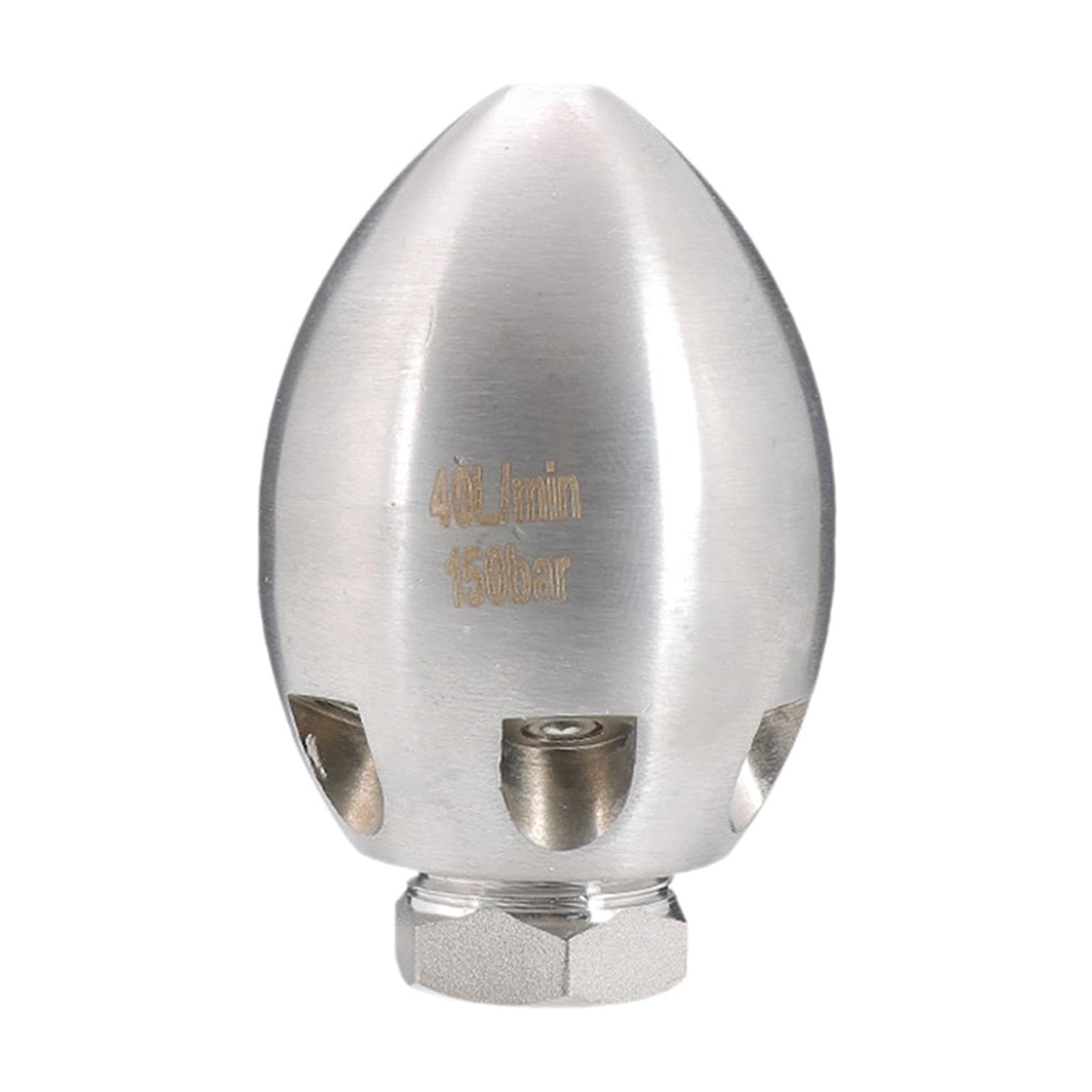 Quilstm Women's High Pressure Cleaning Nozzle Engineered Sewer Jet Nozzle 1/2 3/8 Quick Connect Optimal Solution For Tough Clogs And Blockages Sewer Jet 1/2 3/8 Npt, 40L