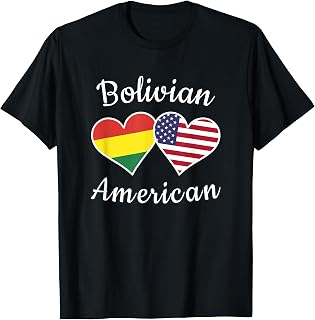 Bolivia USA Shirt Bolivian American Tee Men Women Kids T-Shirt