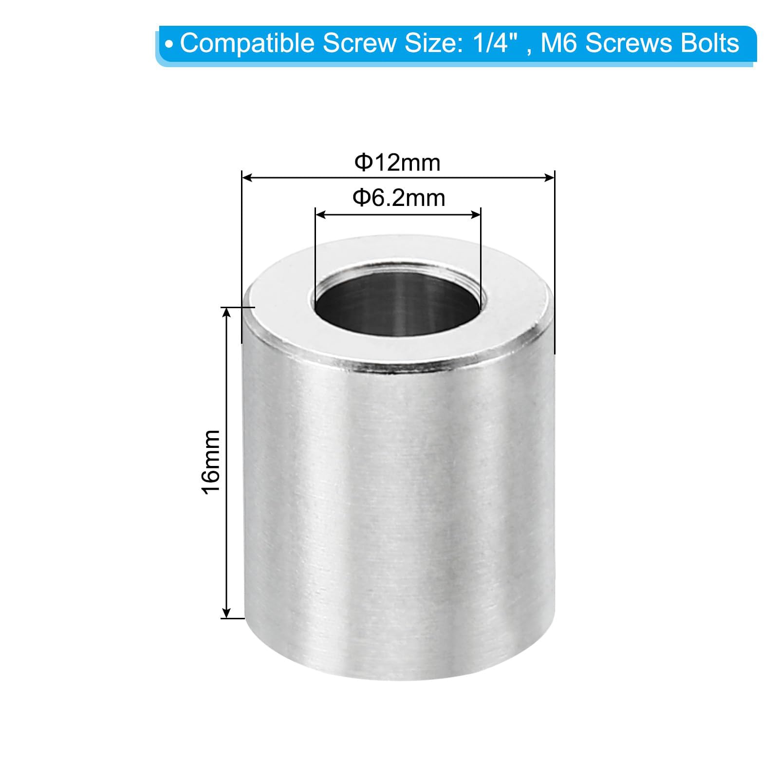 Unifizz M6 Stainless Steel Spacers - Image 2