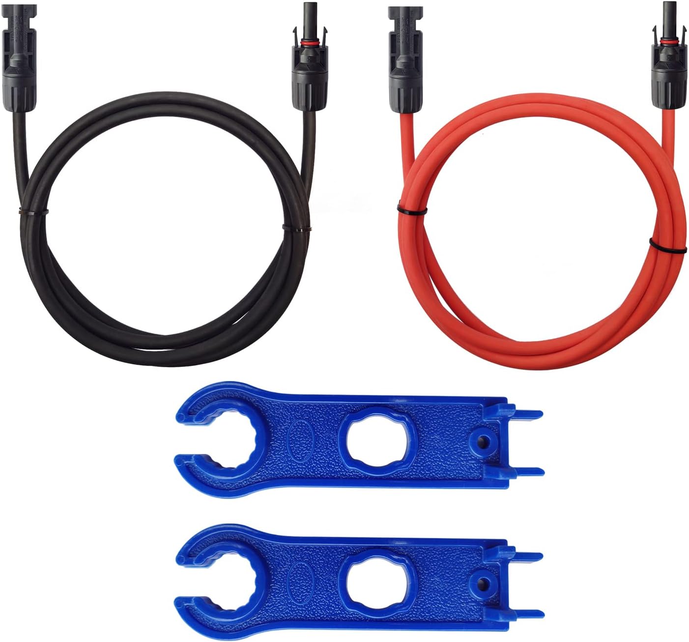 GuiPQS Solar Extension Cable 10AWG(6mm²) 6FT with Solar