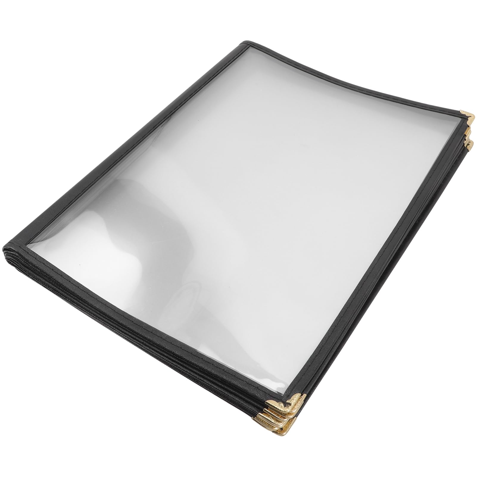 NAMOARLY Restaurant Menu Covers Book Transparent Holder Restaurant Menus with Menu Protectors Menu Sleeve for Restaurants Cafes and Offices