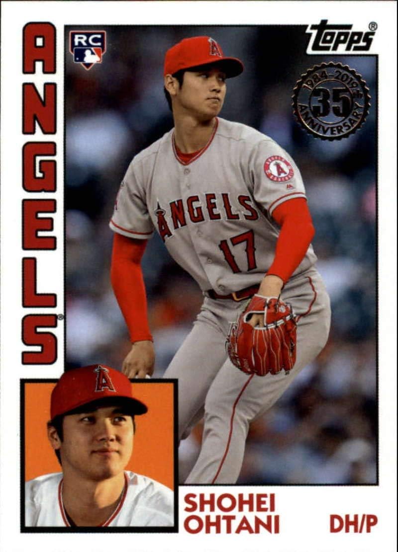 2019 Topps Update Series Baseball 1984 Topps #84-25 Shohei Ohtani Los Angeles Angels Official MLB Trading Card