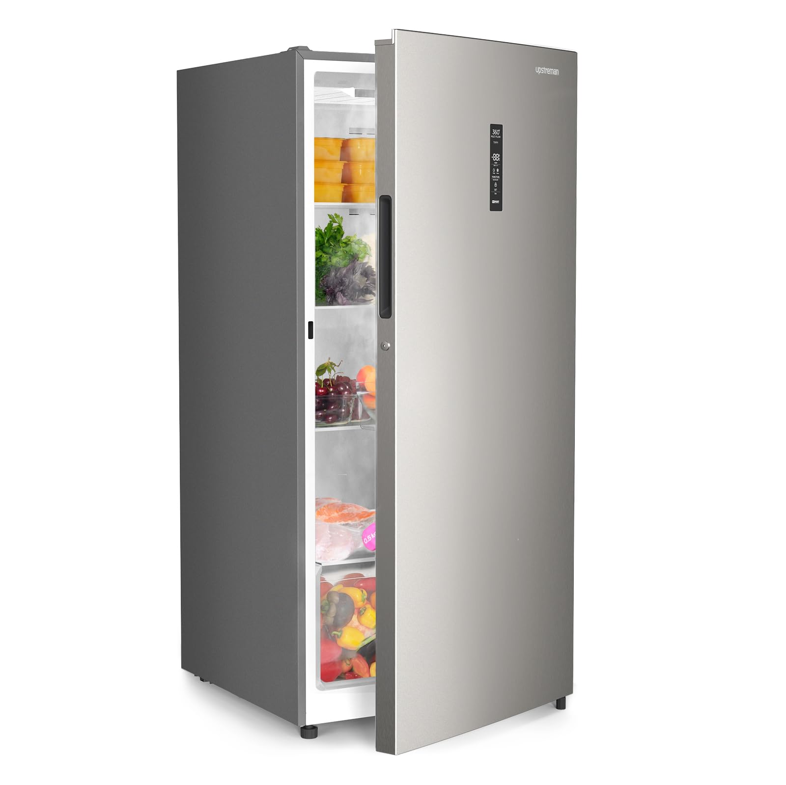 Upstreman 14.0 Cu.Ft. Upright Freezer, Convertible Freezer Fridge with Smart Electronic Control, Frost Free, Energy Star, Quiet Operation, Stand Up Freezer for Homes, Office, Garage-UF14 on Fridge.com
