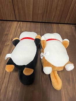 Amazon.co.jp ㈱CUTE ハッピーまめしば 豆柴 柴犬 ぬいぐるみ 2