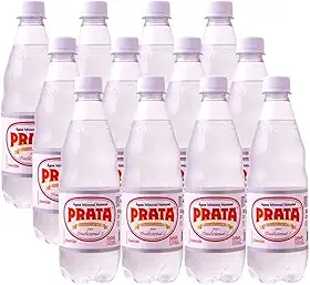 Água com gás PRATA Mineral 510ml (12 unidades) - fardo de agua com gas - extraída de fontes naturais na Serra da Mantiqueira, garantindo a sua pureza e qualidade.