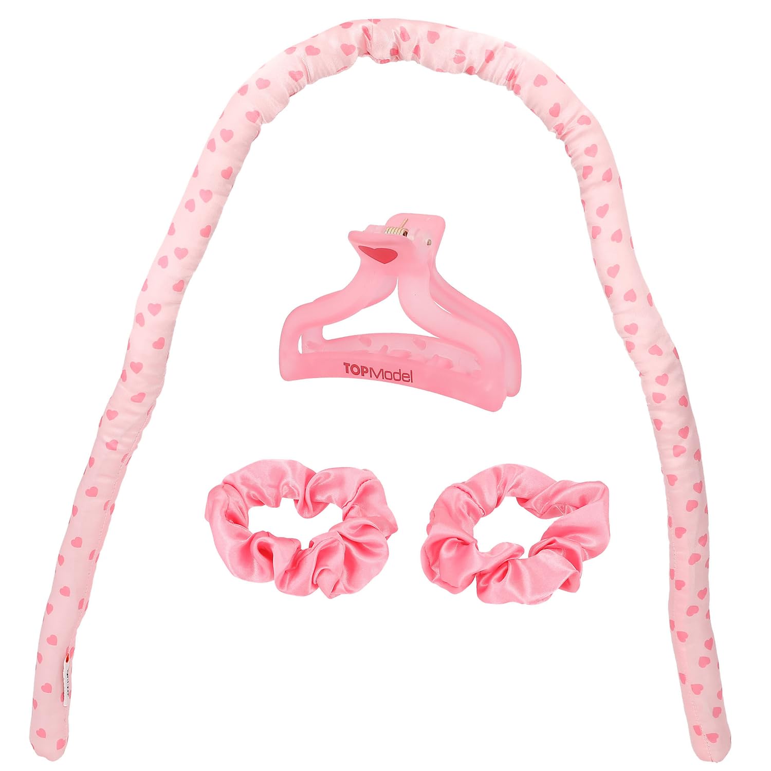 Haarkamm-Set In Rosa – Mit Edelstahlgriff Zum Scheiteln, Färben & Stylen