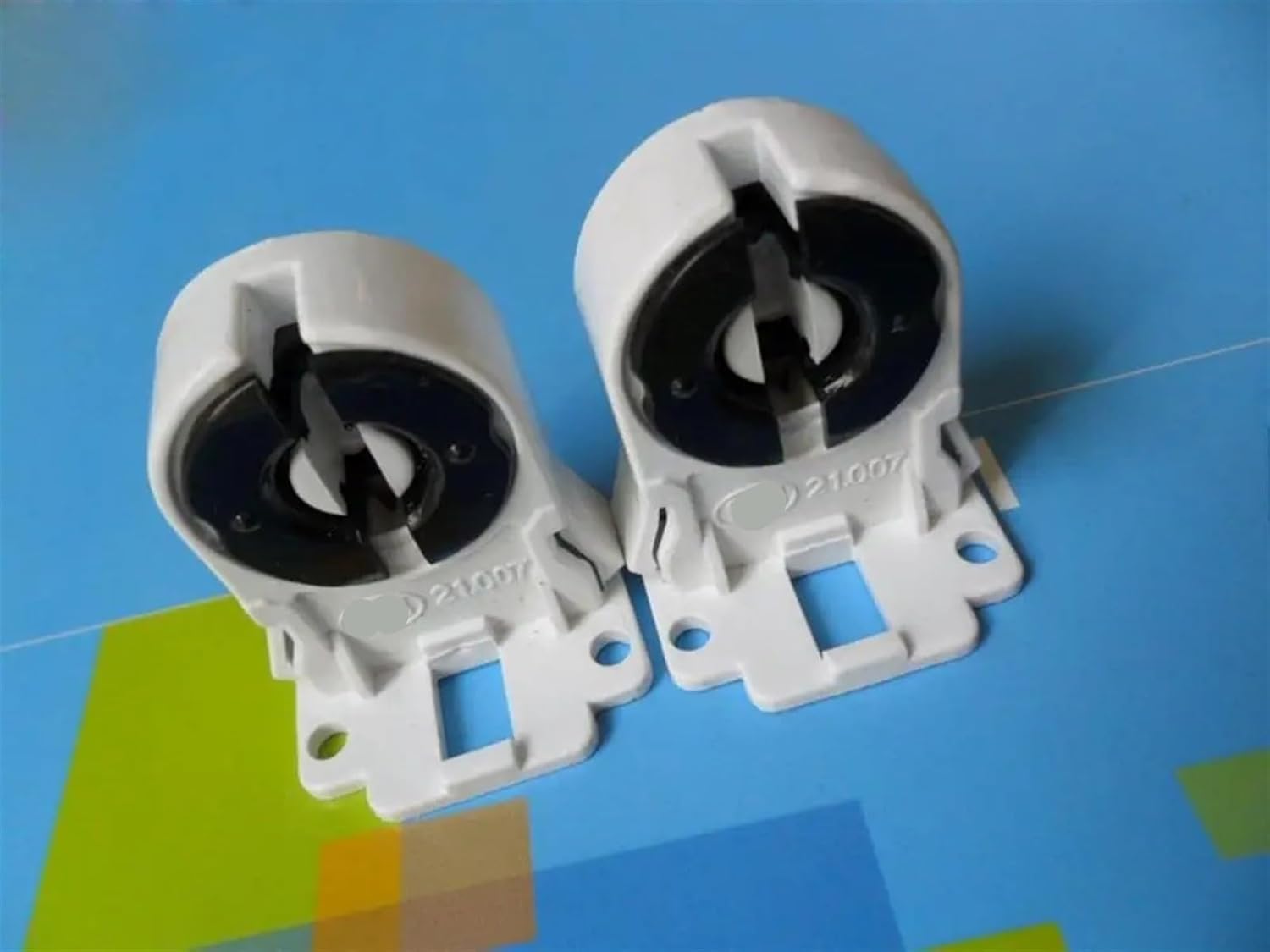 SBTRKT T5 T8 Fluorescent Lighting Socket Lamp Holder T5 Tube Lamp Base Socket G13 Plastic Holder Suitable for T8 Bracket Lamp (Size : 100PCS, Color : T8)