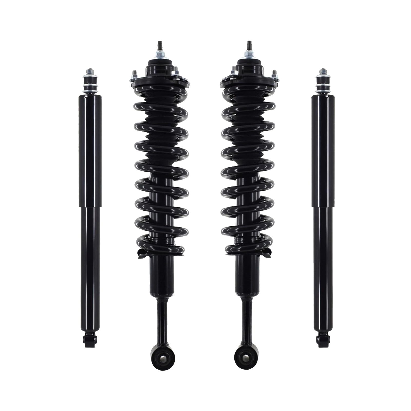 PM Auto Set 4 Front Quick Complete Strut-Coil Spring-Rear Shock Absorber For 2005-2015 Toyota Tacoma