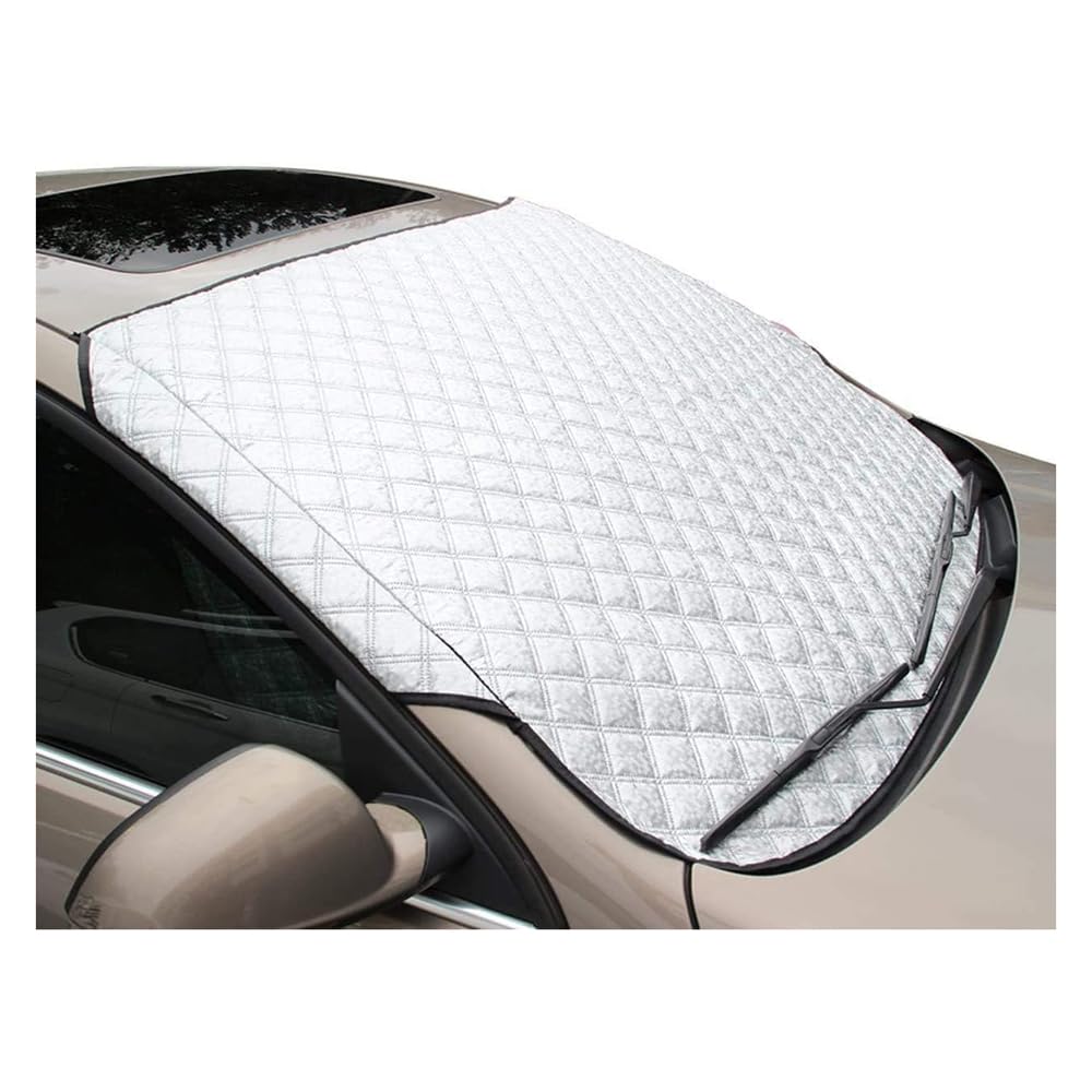 RYOSRKQMK Car Windscreen Cover for Winter for Ford Kuga (CX482) Titanium/X/ST Line 2019-2023-2026 Front Window Windshield Frost Snow Covers Magnetic Car Screen Cover Sun Shade