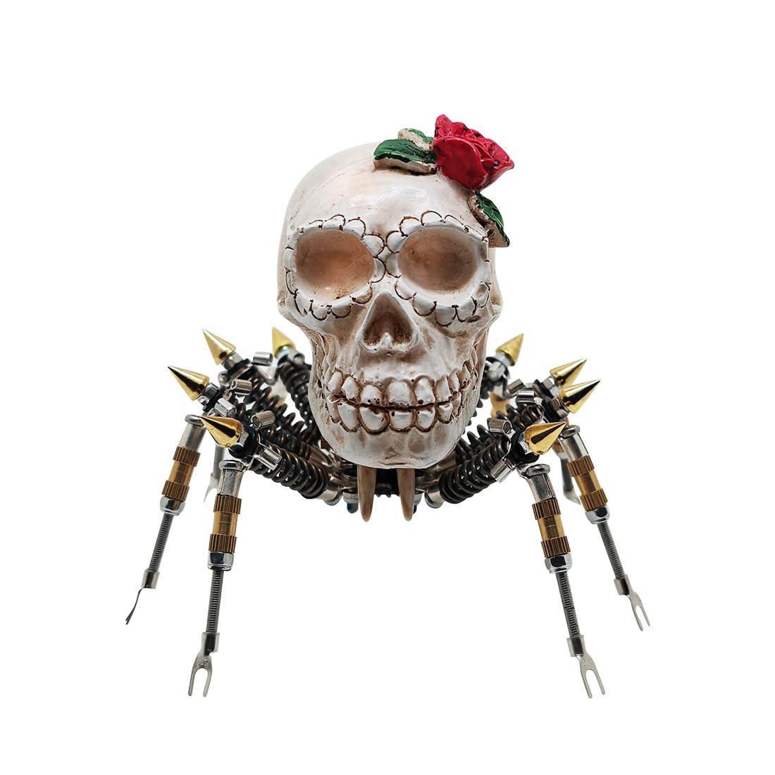 Puzzle 3D di Halloween con ragno in metallo, figura di Halloween creativa per tutta la famiglia, giocattolo decorativo di Halloween da montare (200 pezzi)
