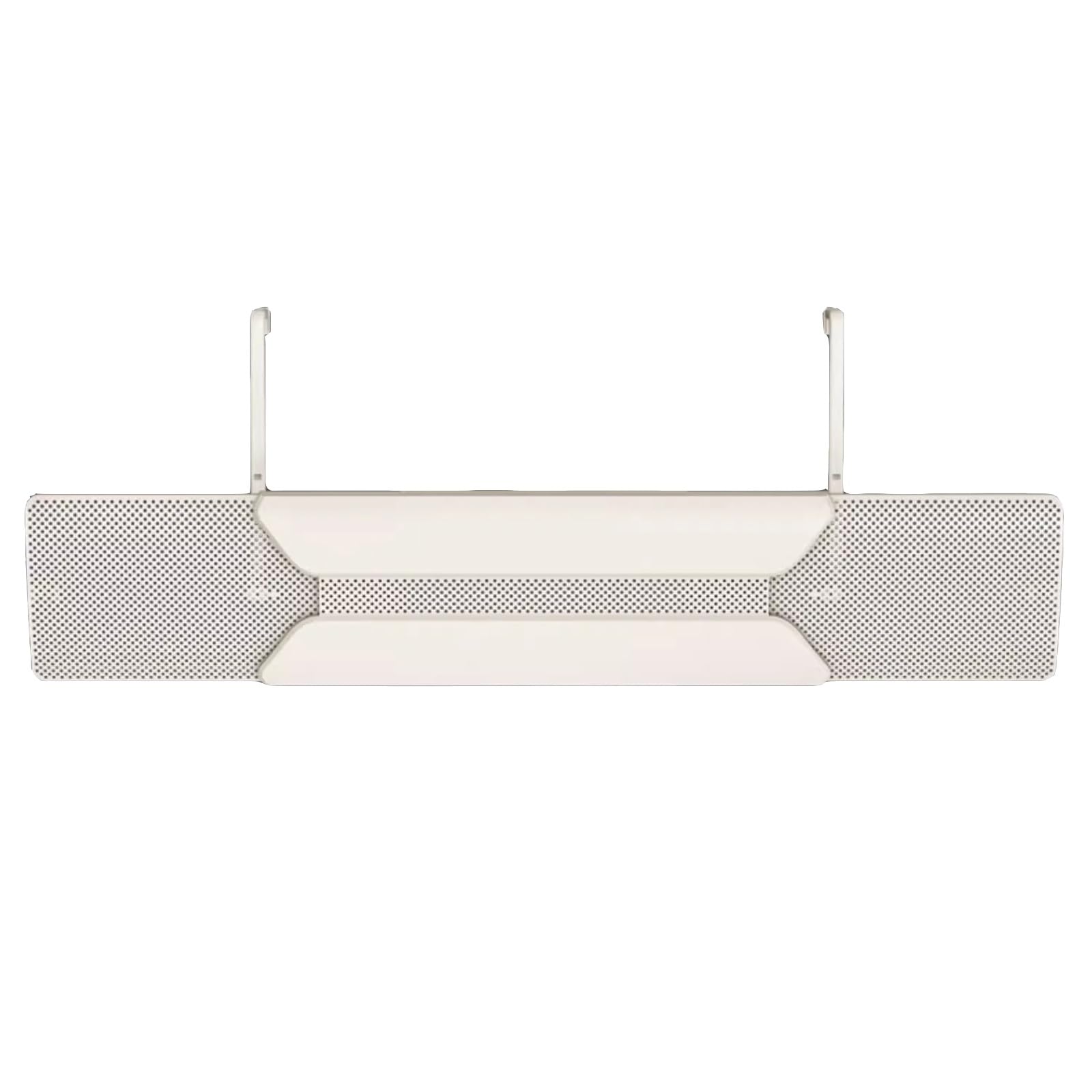 YGER JZGB AC Vent Deflector, Air Conditioner Wind Deflector Retractable, Thickened ABS Material, Retractable Bracket, for Wall Mounted Air Conditioner