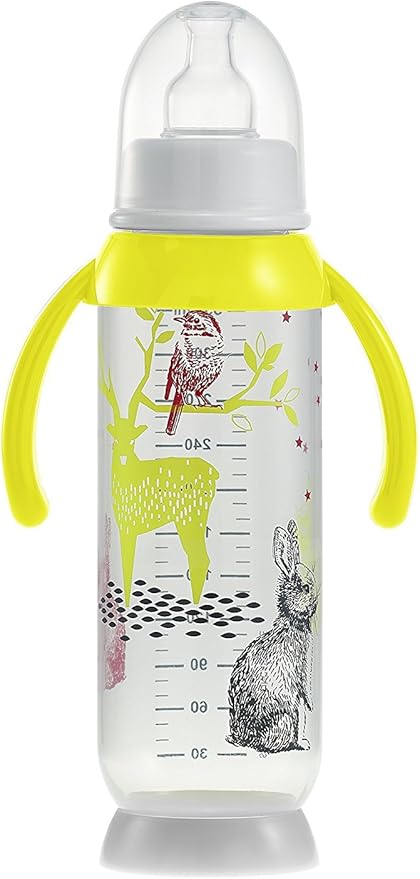 Beaba Biberon Demi Lune A Poignees Bunny 330 Ml Amazon Fr Bebe Et Puericulture