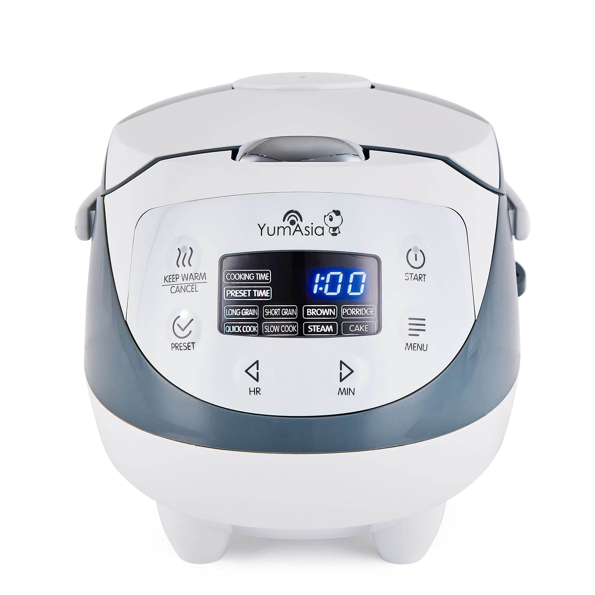 Yum Asia Panda Mini Rice Cooker With Ninja Ceramic Bowl and Advanced