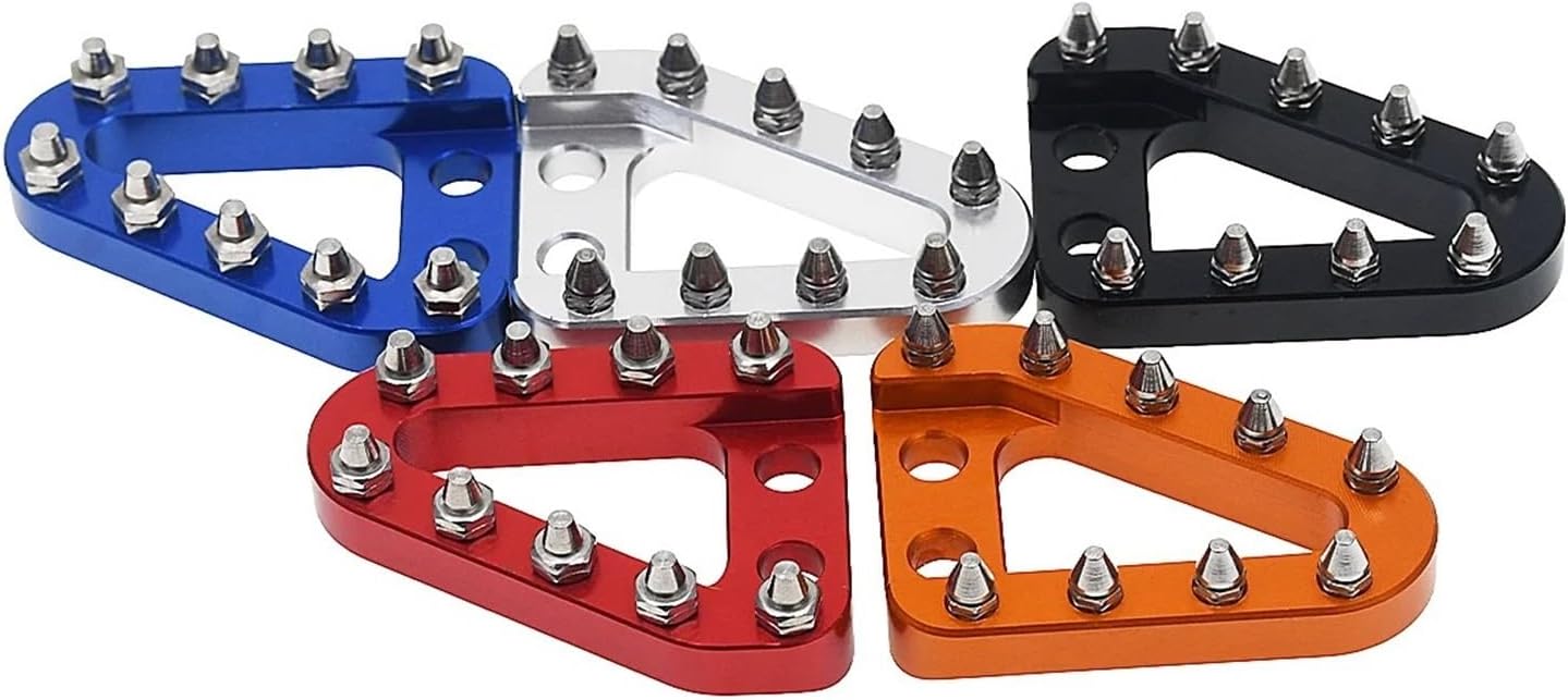 Motorcycle Brake Pedal Step Plate Tip Fit for K-tm SX SXF EXC XCF XC XC-F XCF-W XCW XCFW EXCF 125 250 350 450 2008-2016(Type 02 Orange)